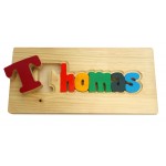 Personalized Wooden Puzzle Dynamic Style "Primary colors"
